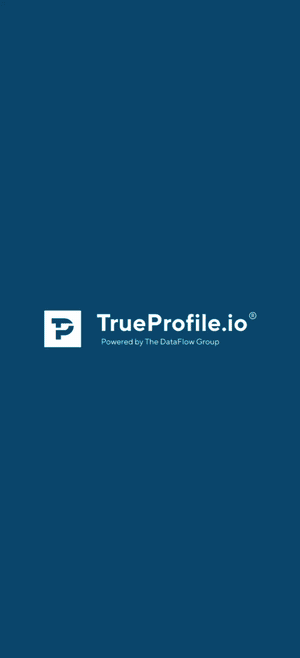 Walkthrough of the TrueProfile app onboarding